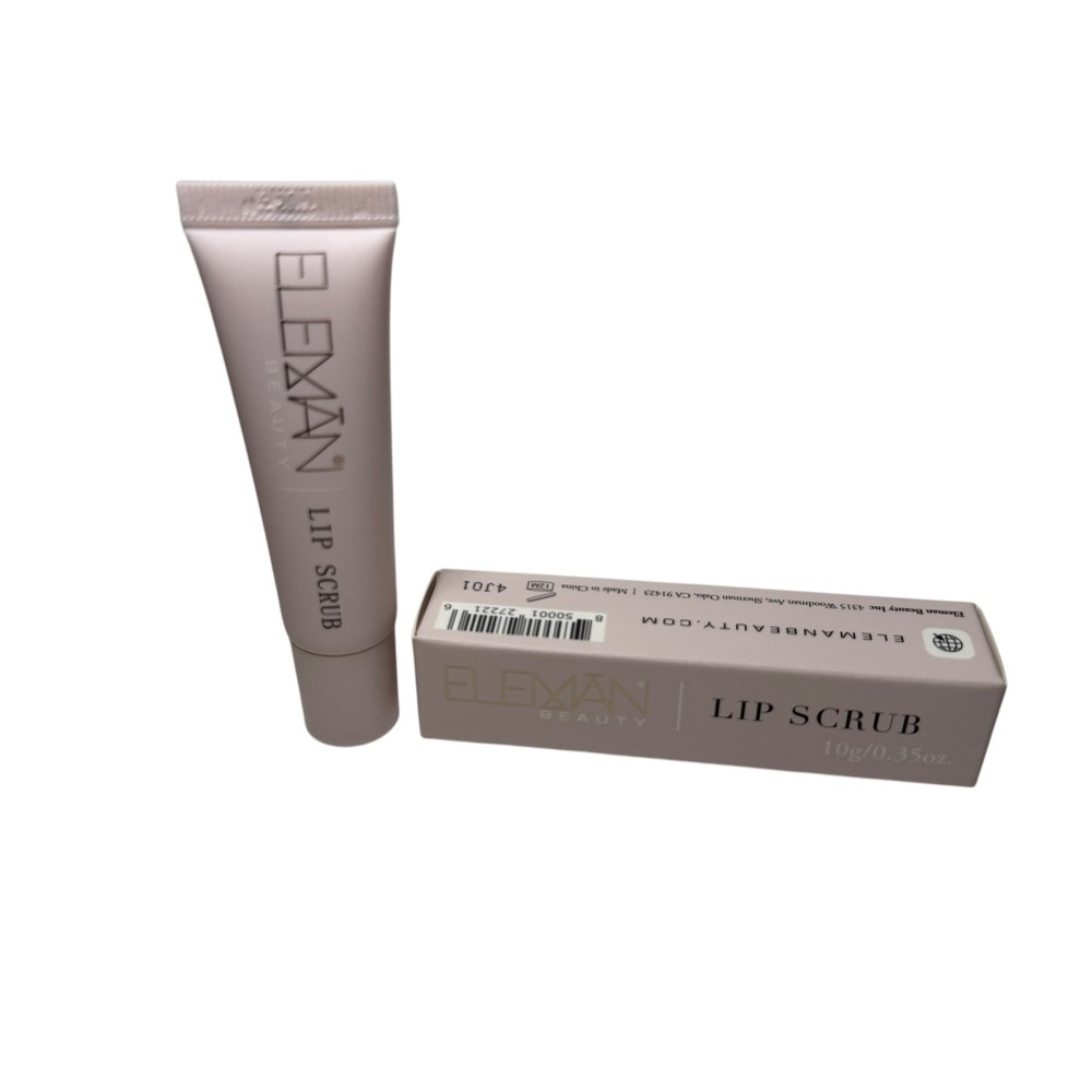 Eleman Beauty Lip Scrub 10g Vegan Cruelty Free Hydrating Exfoliator Sealed